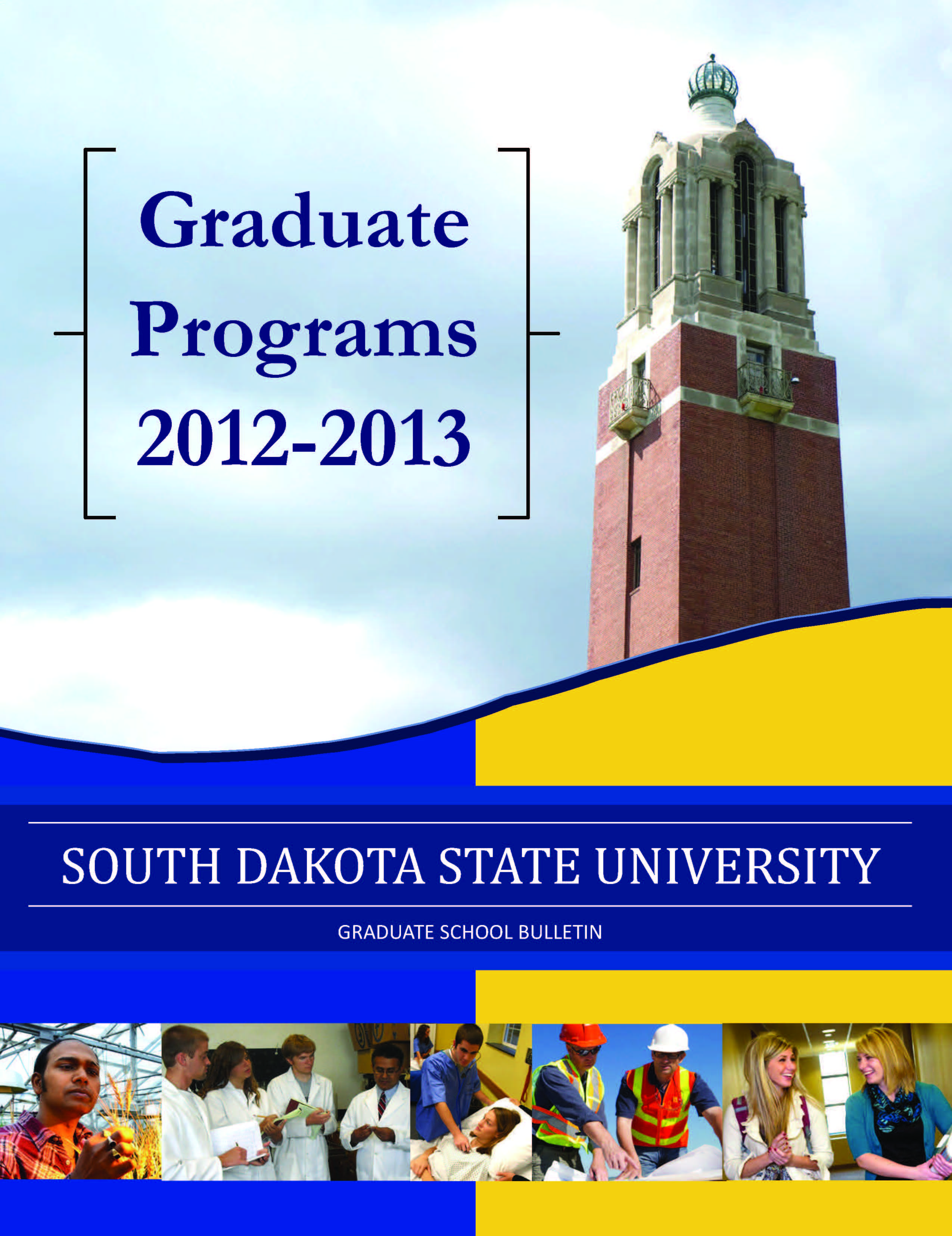 2012-2013 Graduate Catalog Cover